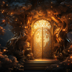 door opening fantasy world